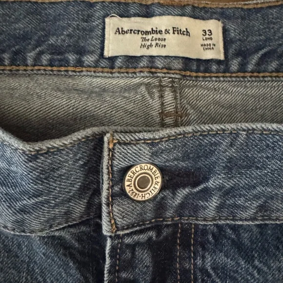 Abercrombie jeans, size 33 long - Picture 2 of 2